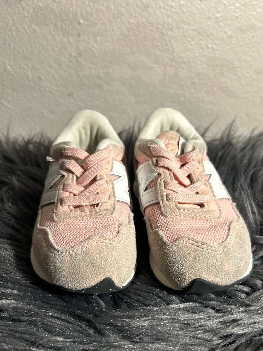 New Balance Toddlers' 237 Sneaker Pink Mesh Casual Sneakers Size 6 - Picture 4 of 11
